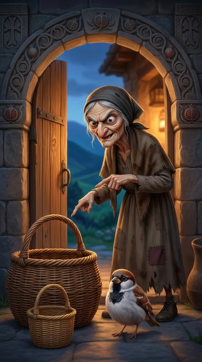 Fireside tale illustration